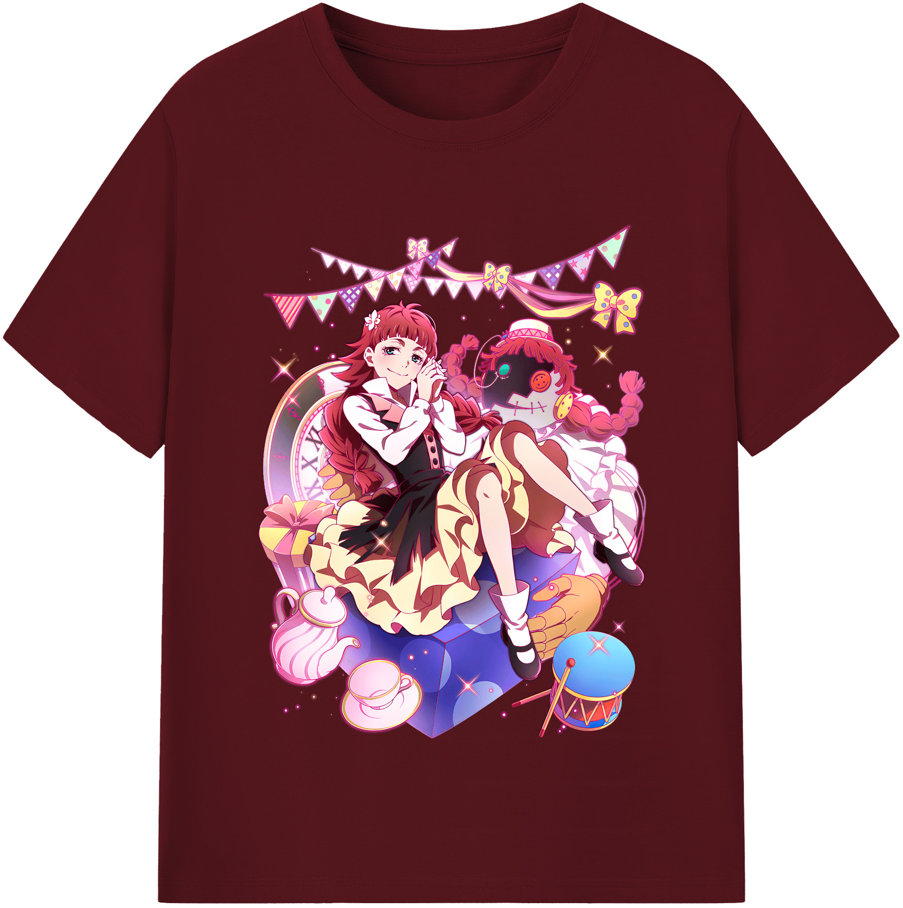 （画像用） 文豪ストレイドッグス Bungo Stray Dogs 綿100％半袖Tシャツ（フロントプリント）